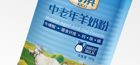 可淇中老年羊奶粉包装设计